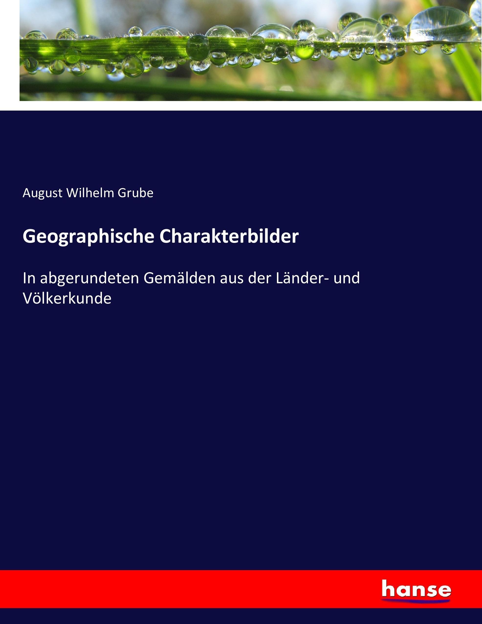 Vorderes Coverbild Geographische Charakterbilder