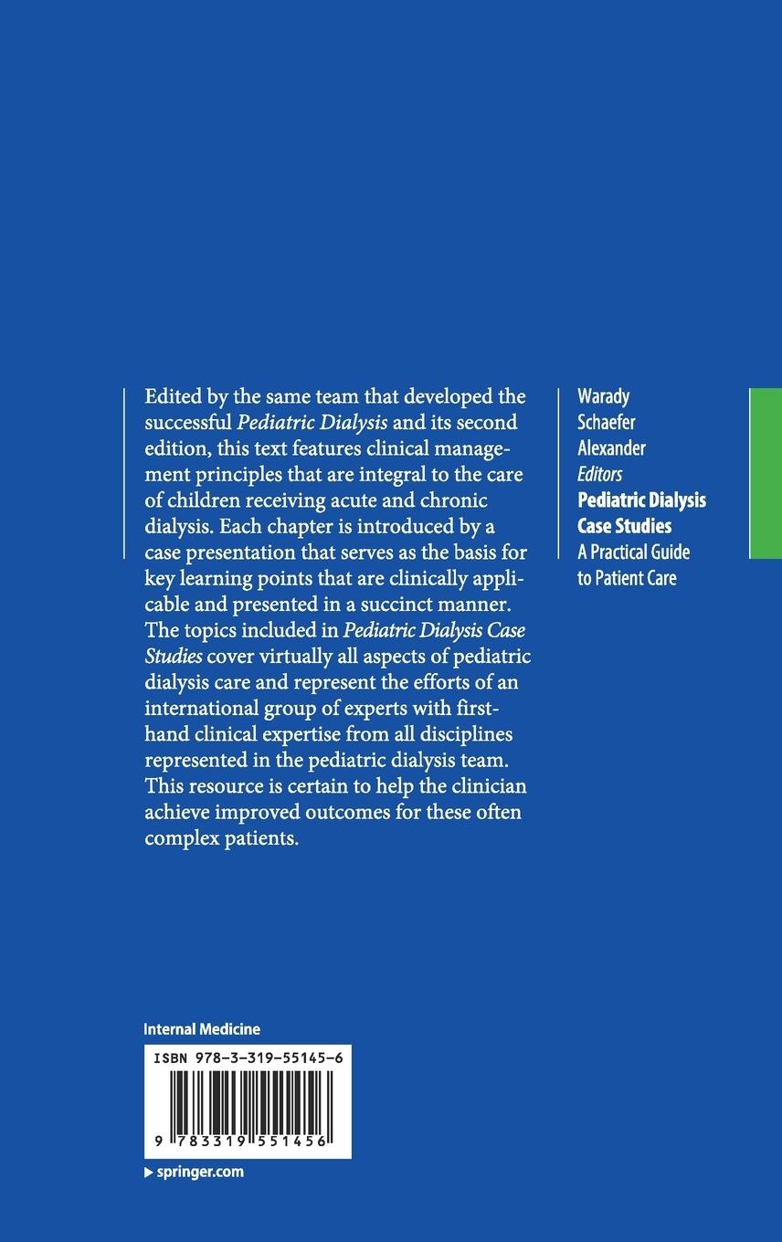 Rückseitencover Pediatric Dialysis Case Studies