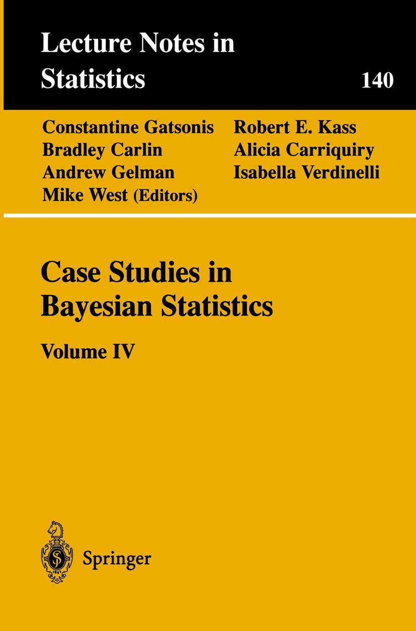 Vorderes Coverbild Case Studies in Bayesian Statistics