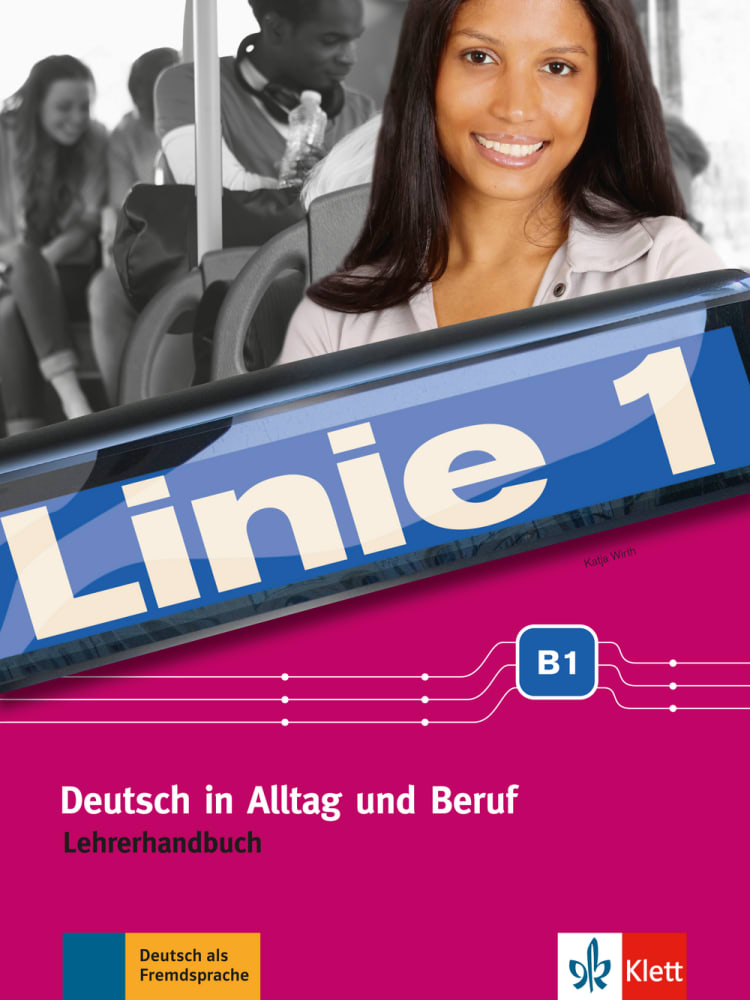 Vorderes Coverbild Linie 1 B1. Lehrerhandbuch