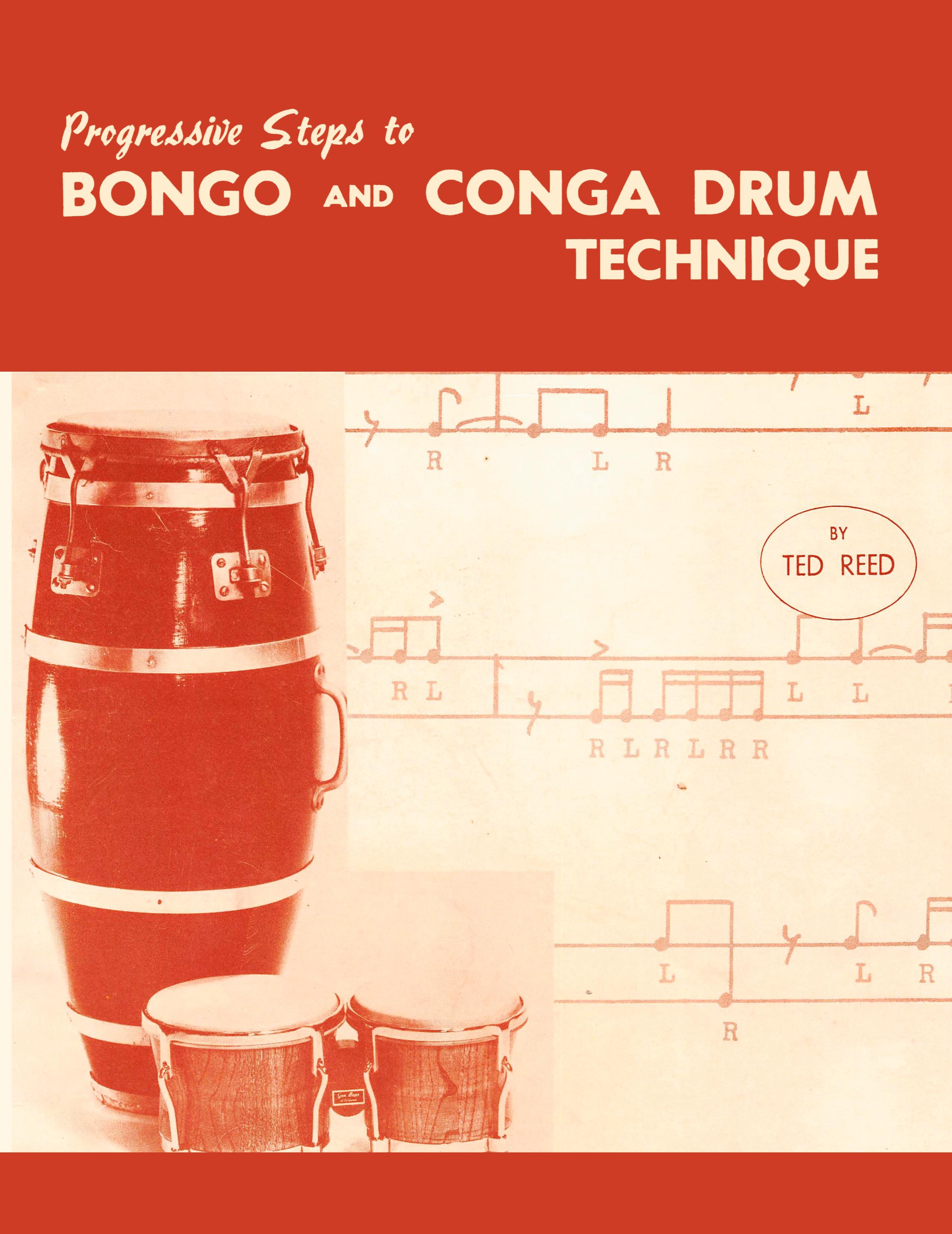 Vorderes Coverbild Progressive Steps to Bongo and Conga Drum Technique