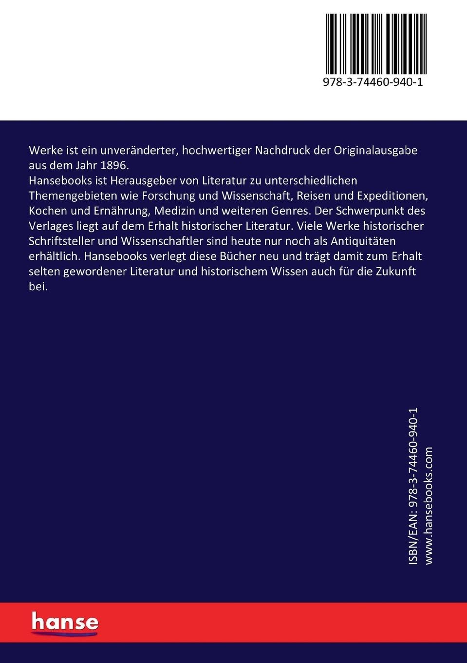 Rückseitencover Werke