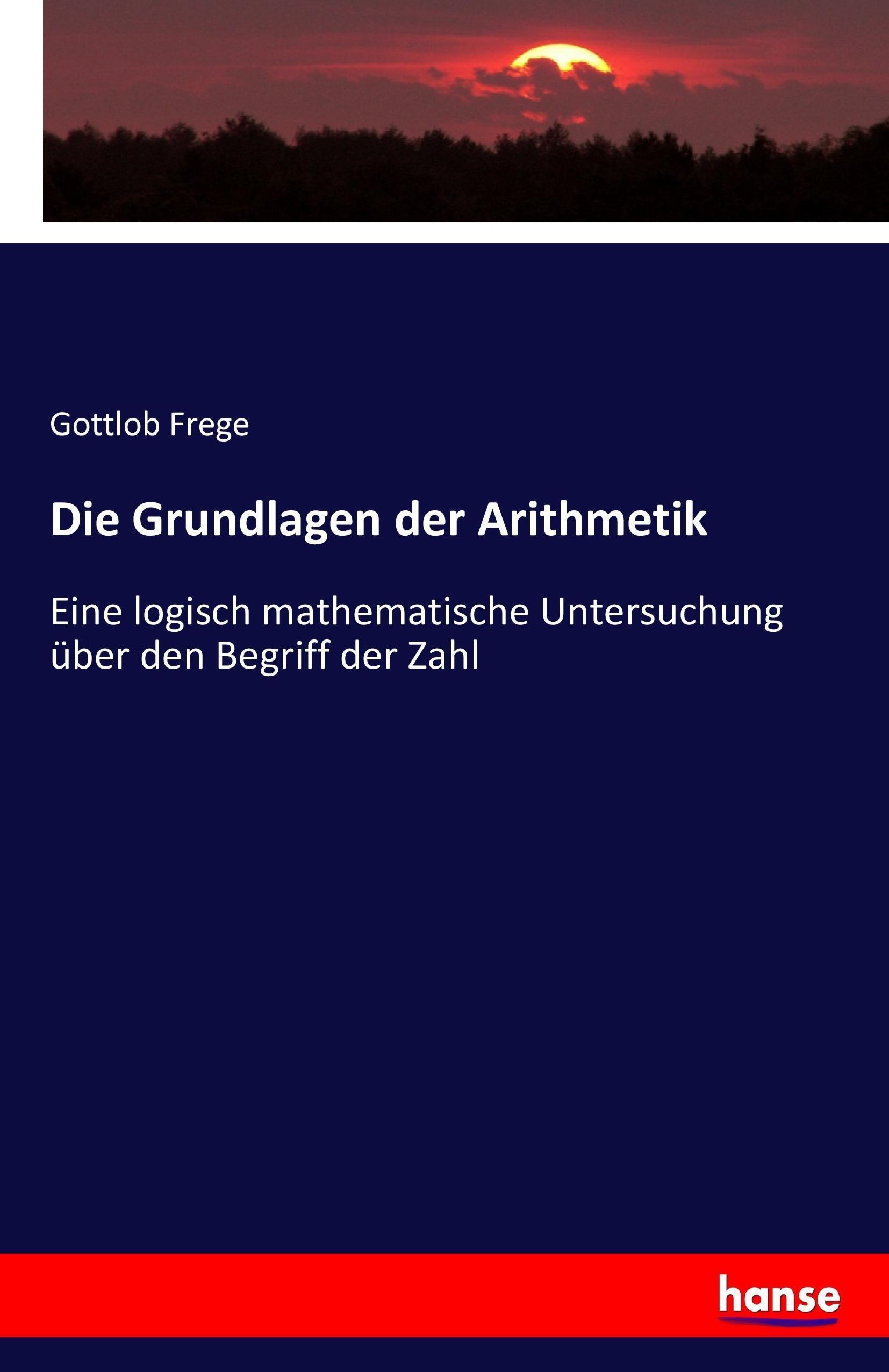 Vorderes Coverbild Die Grundlagen der Arithmetik