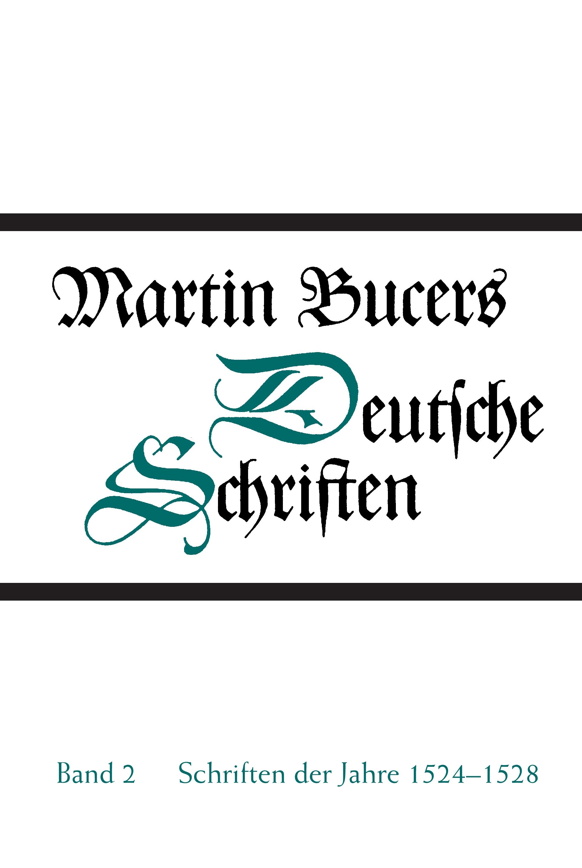 Vorderes Coverbild Schriften der Jahre 1524-1528