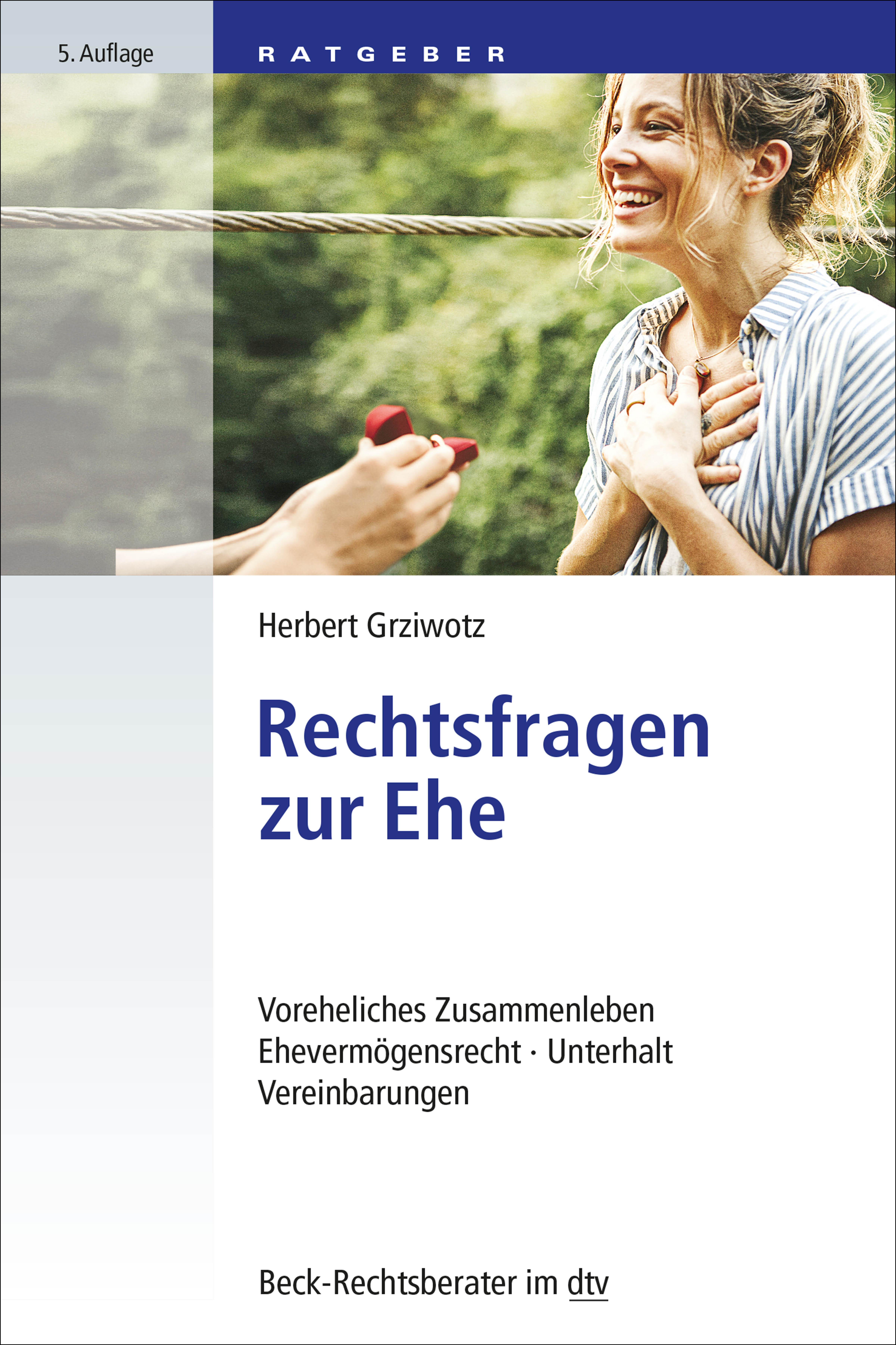 Vorderes Coverbild Rechtsfragen zur Ehe
