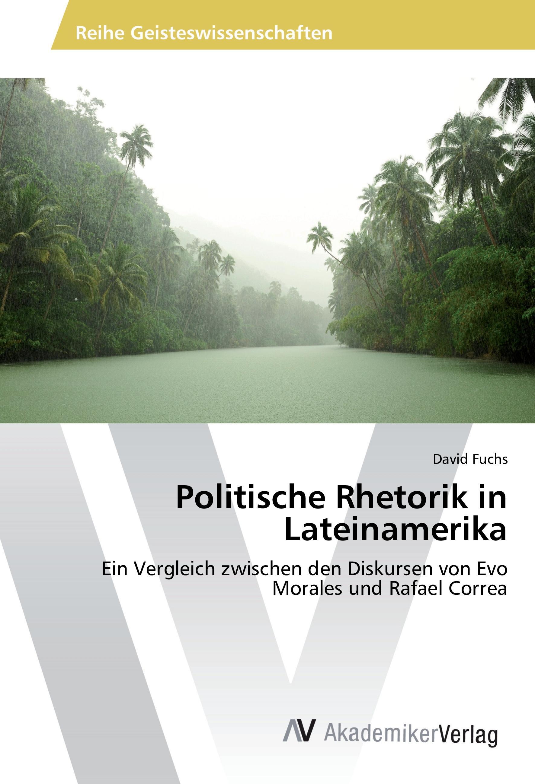 Vorderes Coverbild Politische Rhetorik in Lateinamerika