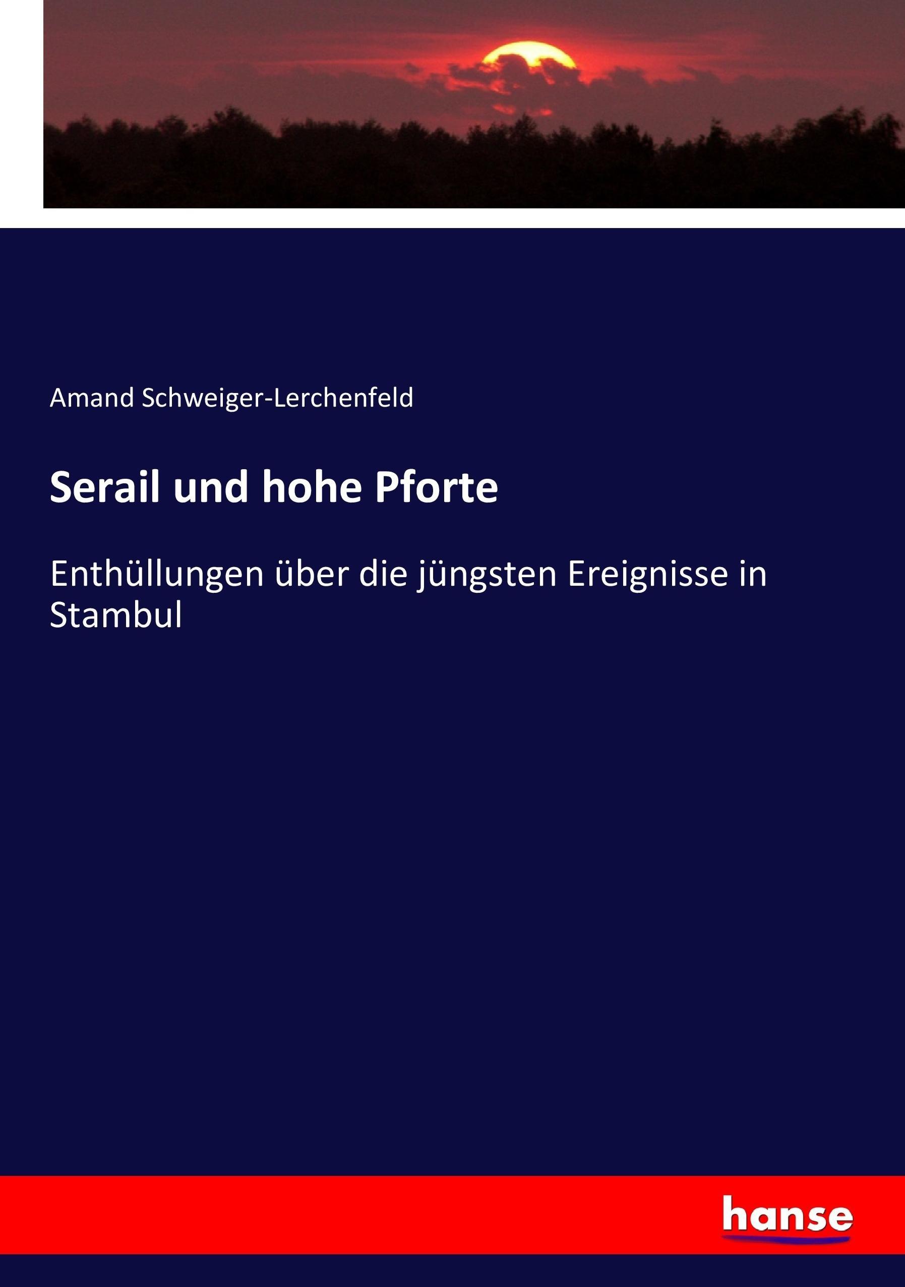 Vorderes Coverbild Serail und hohe Pforte