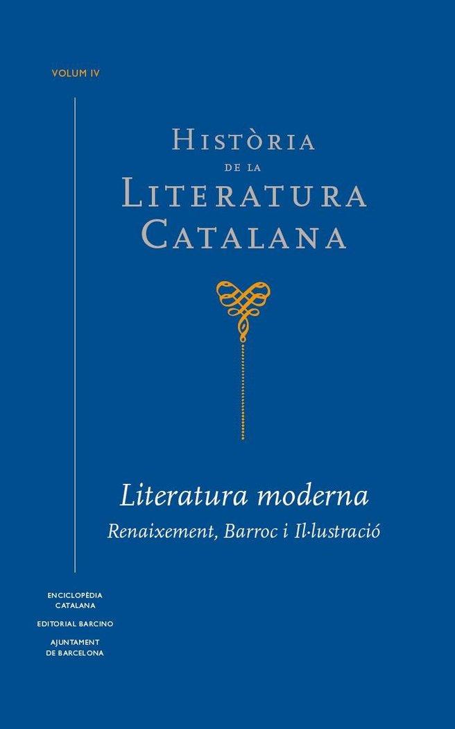 Vorderes Coverbild Història de la Literatura Catalana Vol.4 : Literatura moderna. Reiauxement, Barroc i Il·lustració