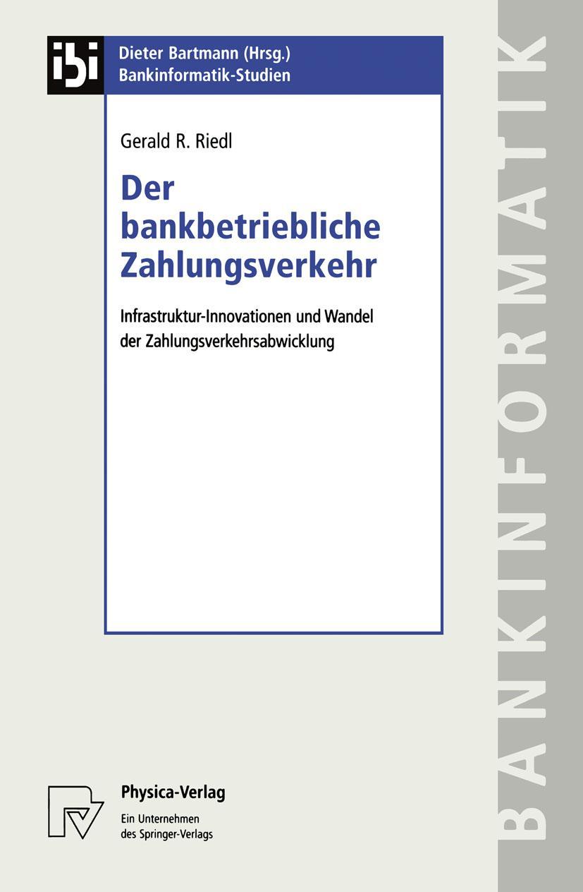 Vorderes Coverbild Der bankbetriebliche Zahlungsverkehr