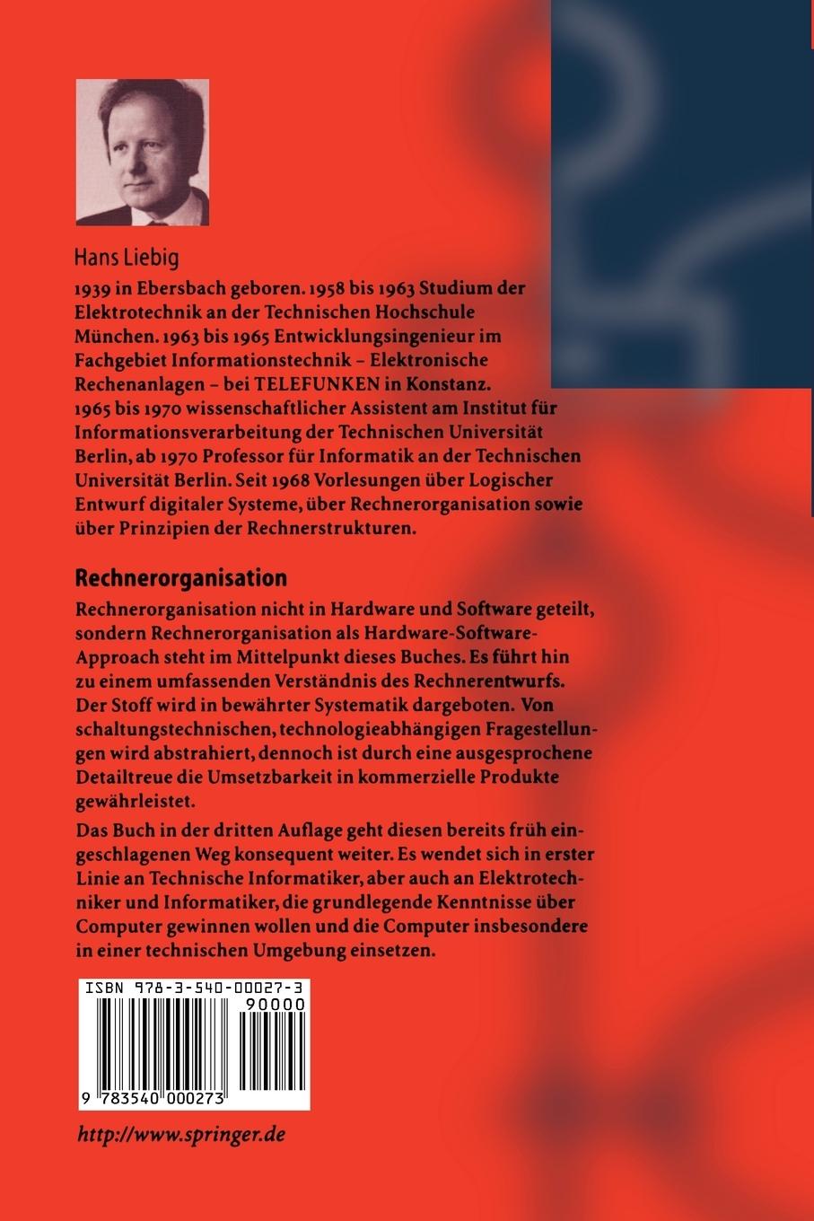 Rückseitencover Rechnerorganisation