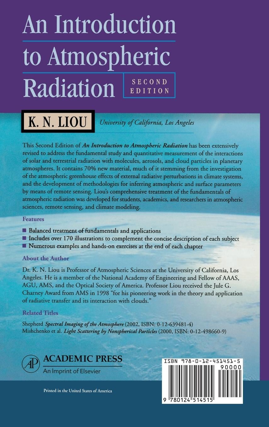 Rückseitencover An Introduction to Atmospheric Radiation