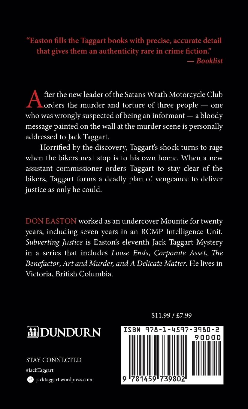 Rückseitencover Subverting Justice