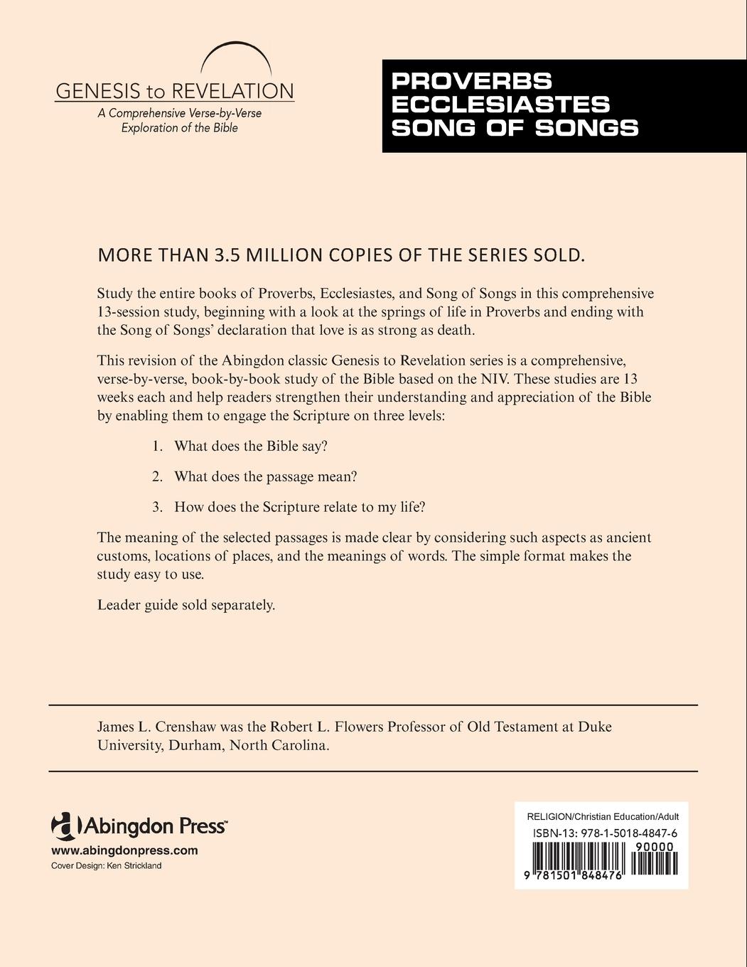 Rückseitencover Genesis to Revelation