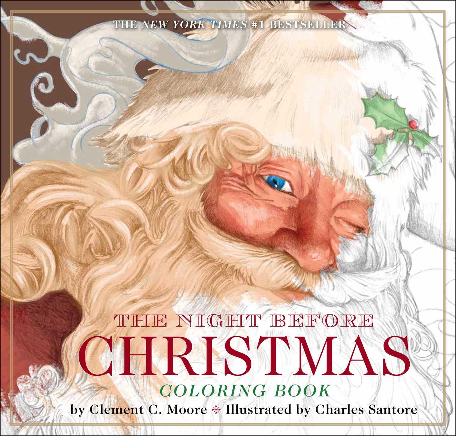 Vorderes Coverbild The Night Before Christmas Coloring Book