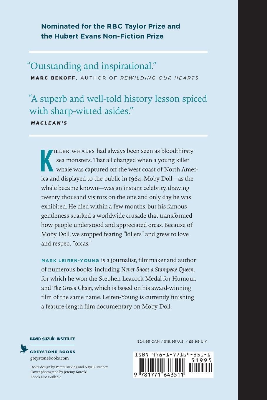 Rückseitencover The Killer Whale Who Changed the World