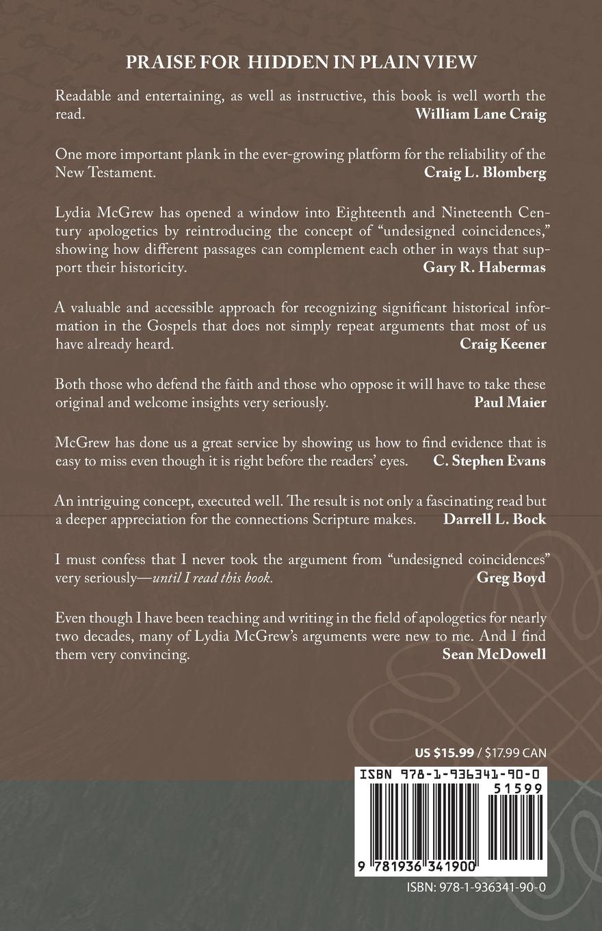 Rückseitencover Hidden in Plain View