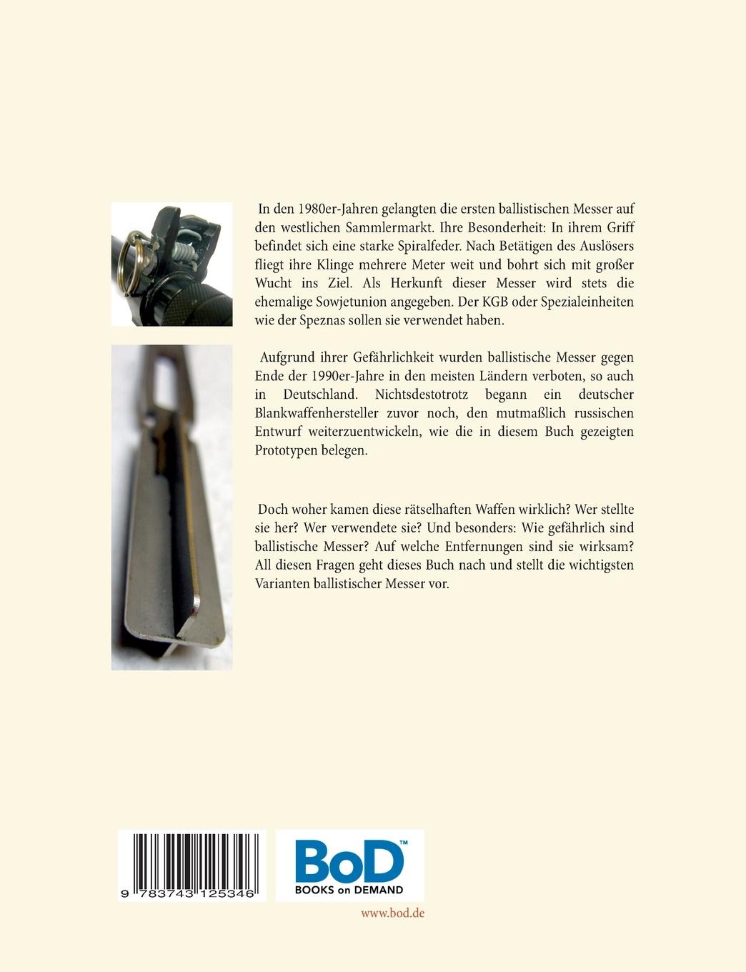 Rückseitencover Ballistische Messer