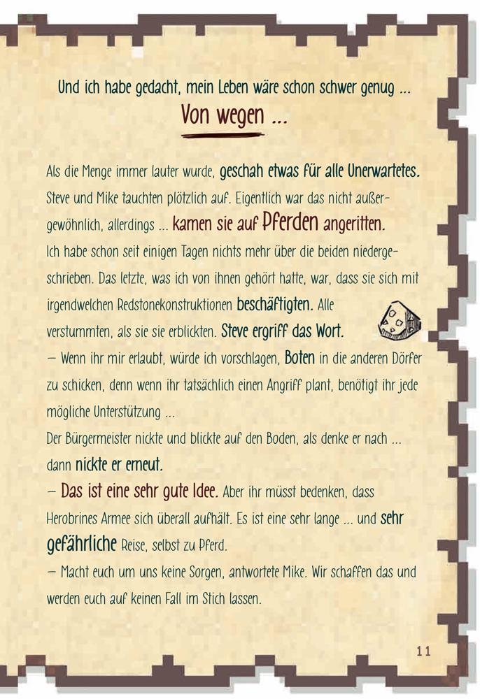 Beispielinhalt (Bild) Tagebuch eines wahren Kriegers (Noobs) (Band 4)