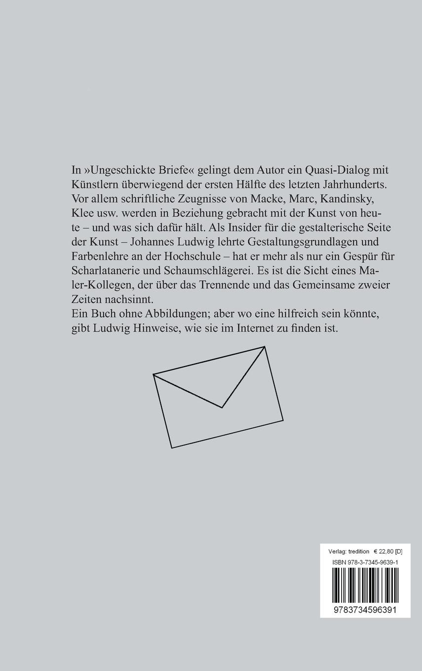 Rückseitencover Ungeschickte Briefe