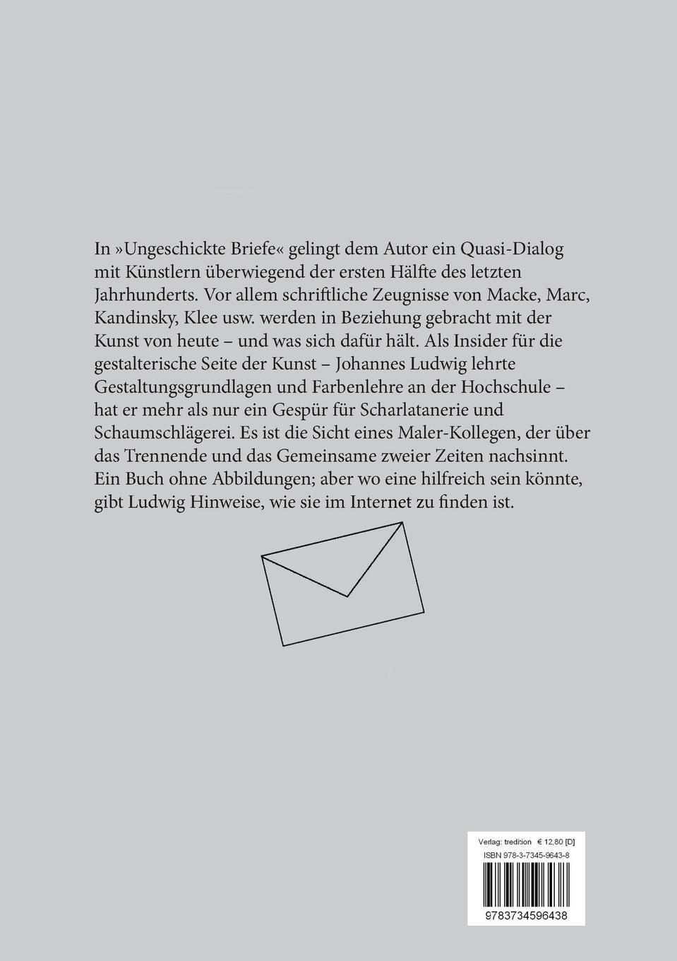 Rückseitencover Ungeschickte Briefe