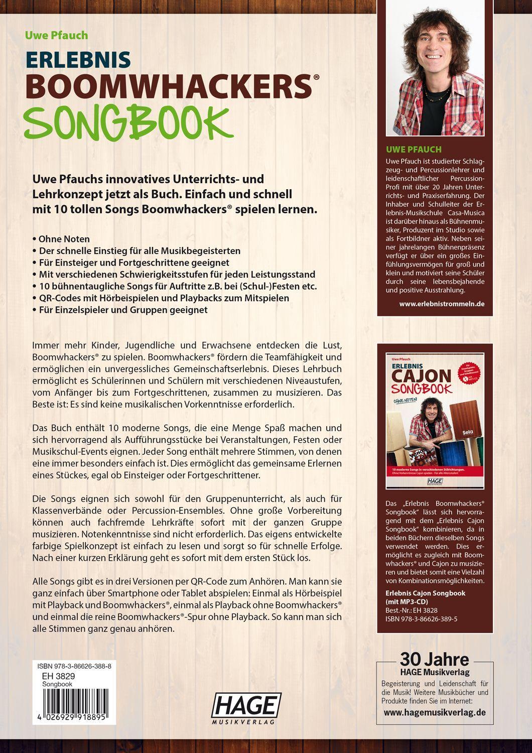 Beispielinhalt (Bild) Erlebnis Boomwhackers® Songbook (mit MP3-CD)