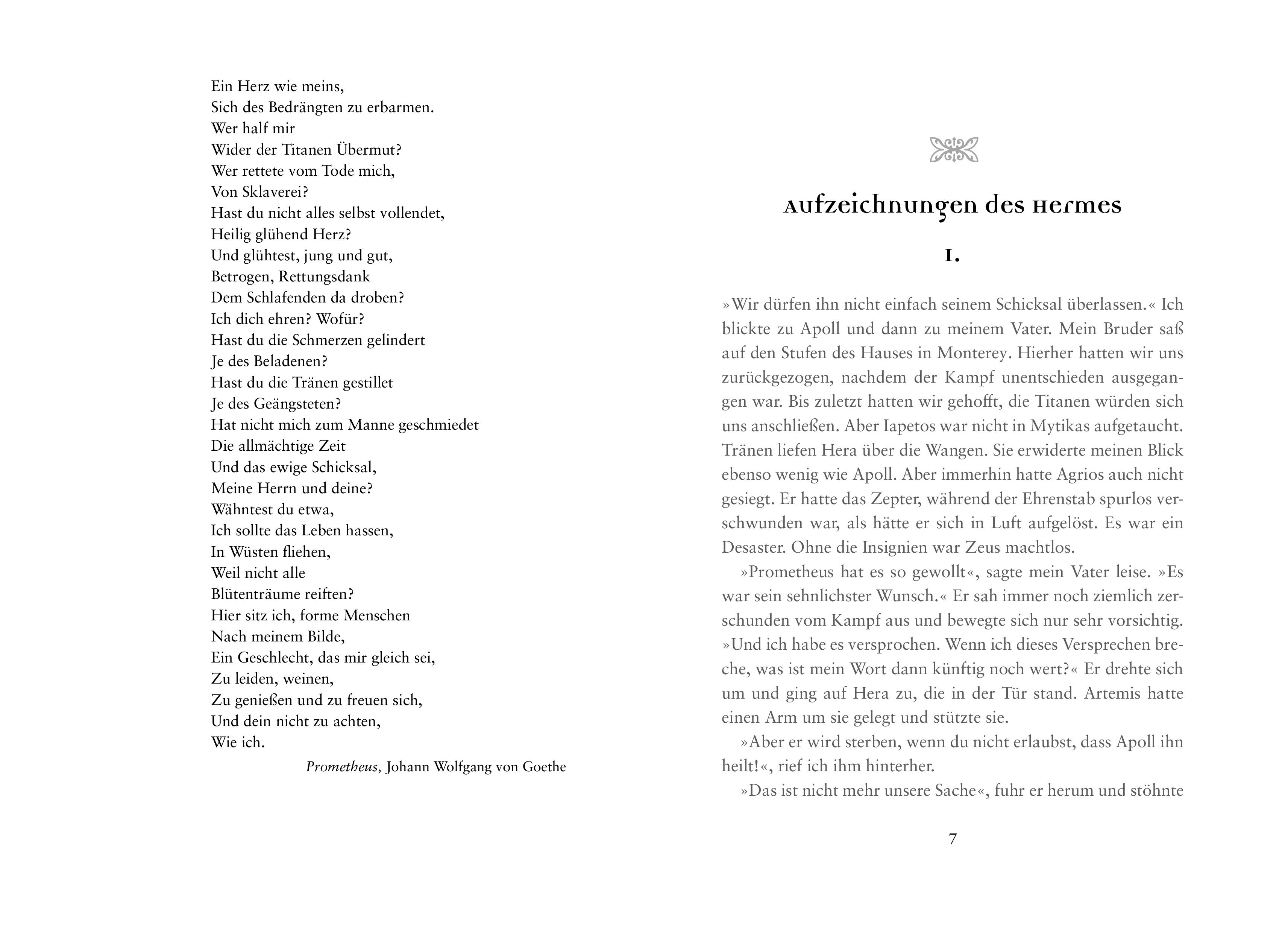 Beispielinhalt (Bild) GötterFunke 03 - Verlasse mich nicht!