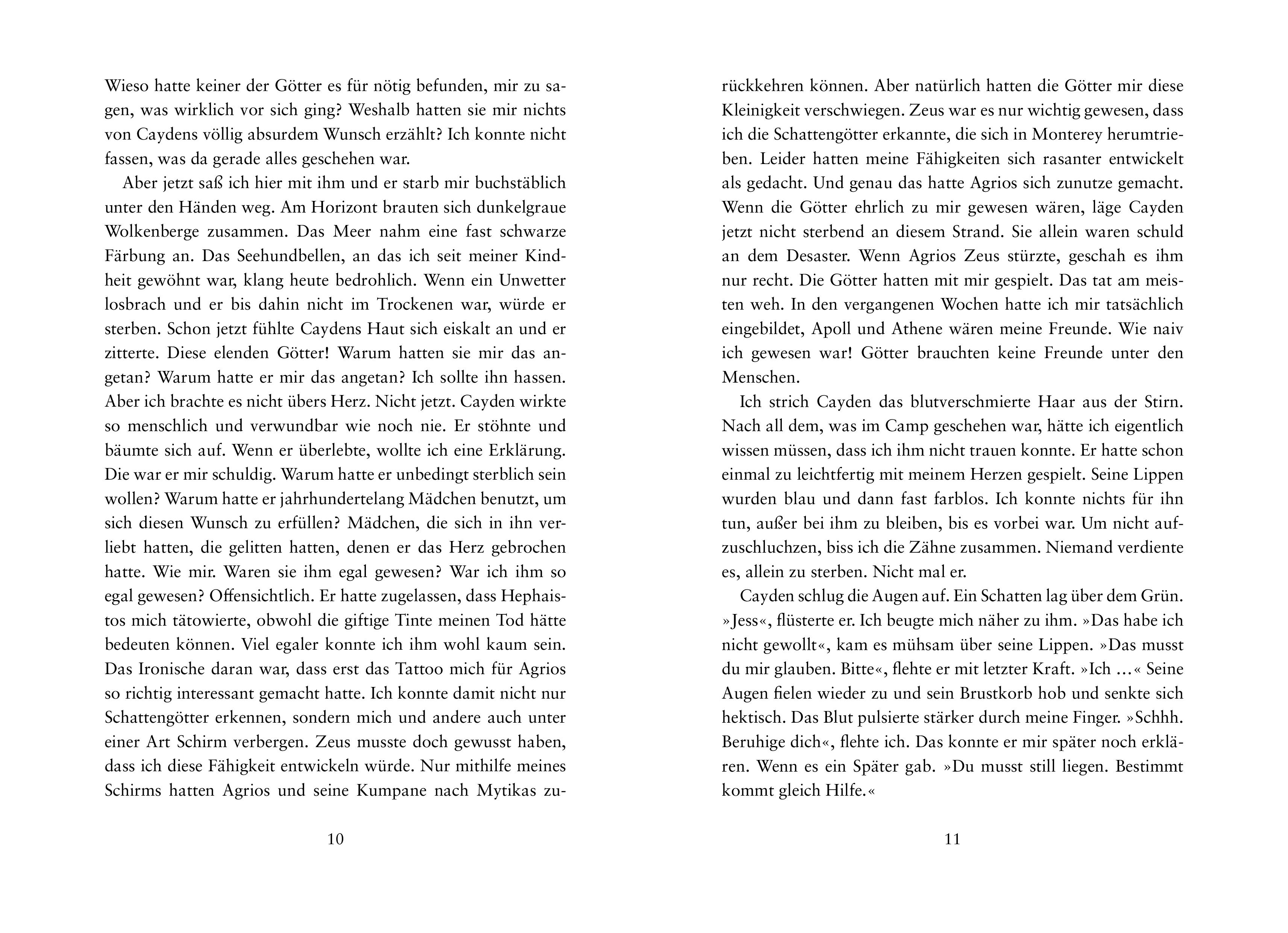 Beispielinhalt (Bild) GötterFunke 03 - Verlasse mich nicht!