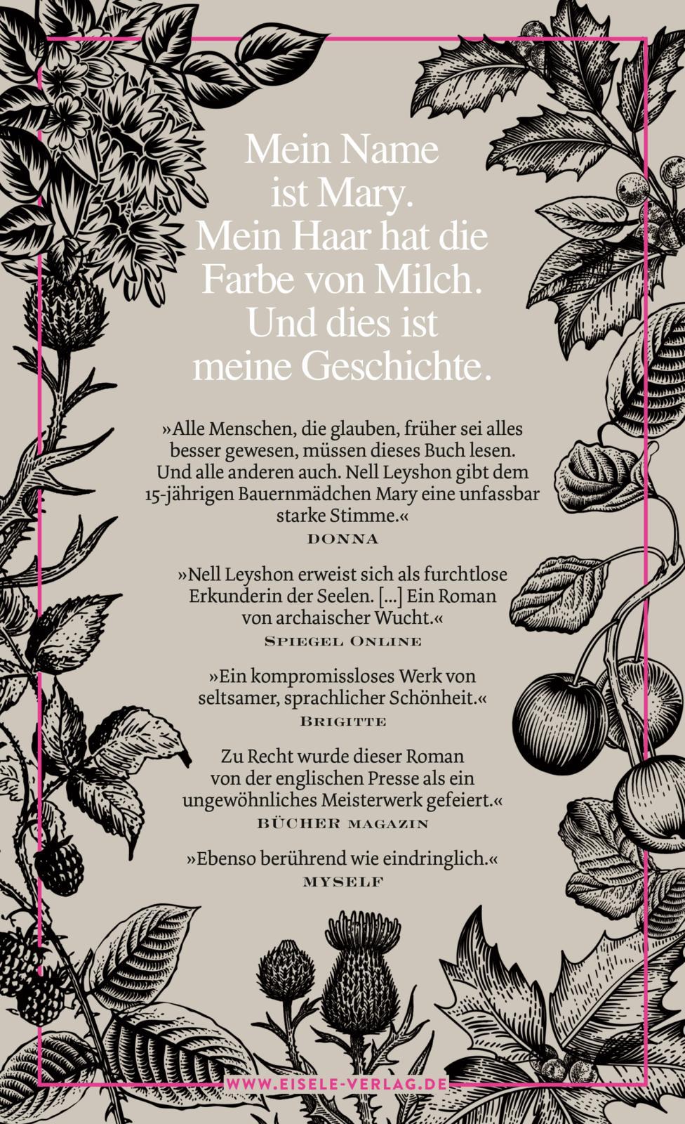 Rückseitencover Die Farbe von Milch