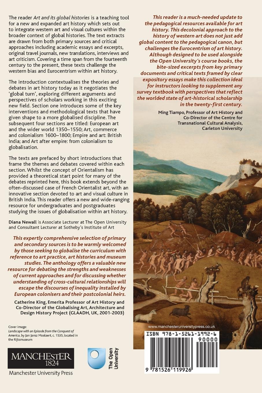 Rückseitencover Art and its global histories