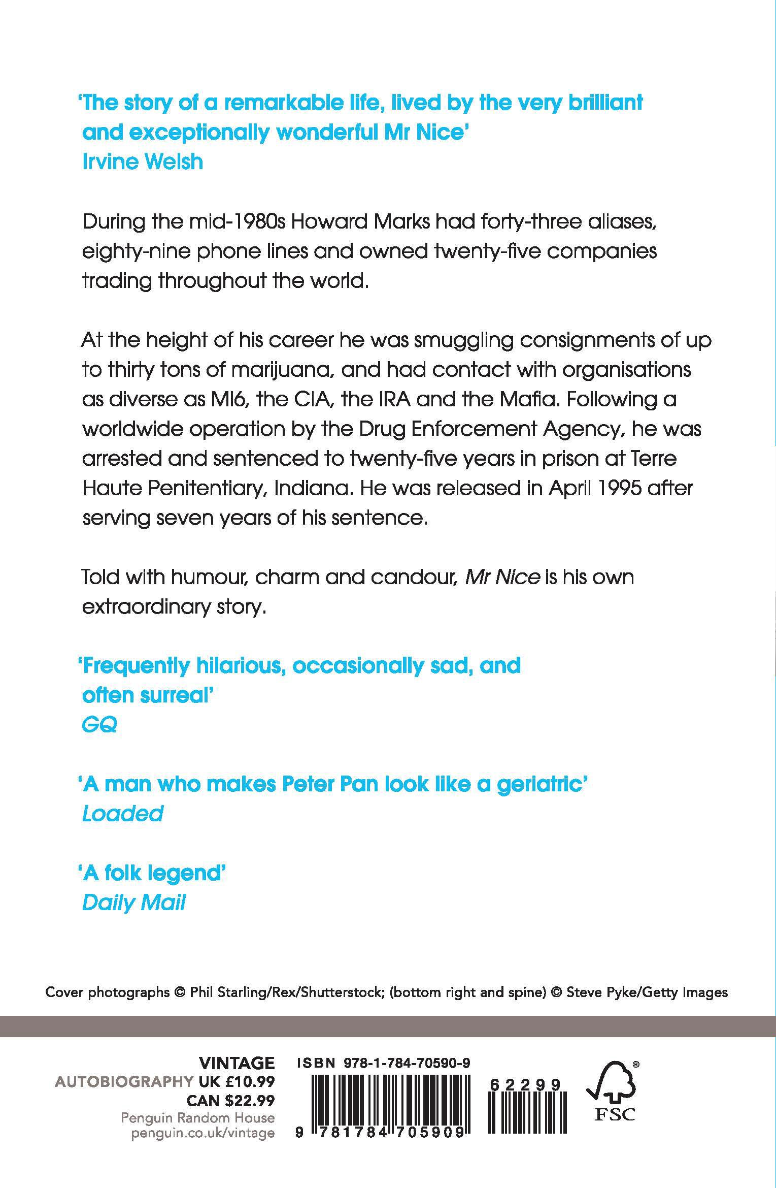 Rückseitencover Mr Nice