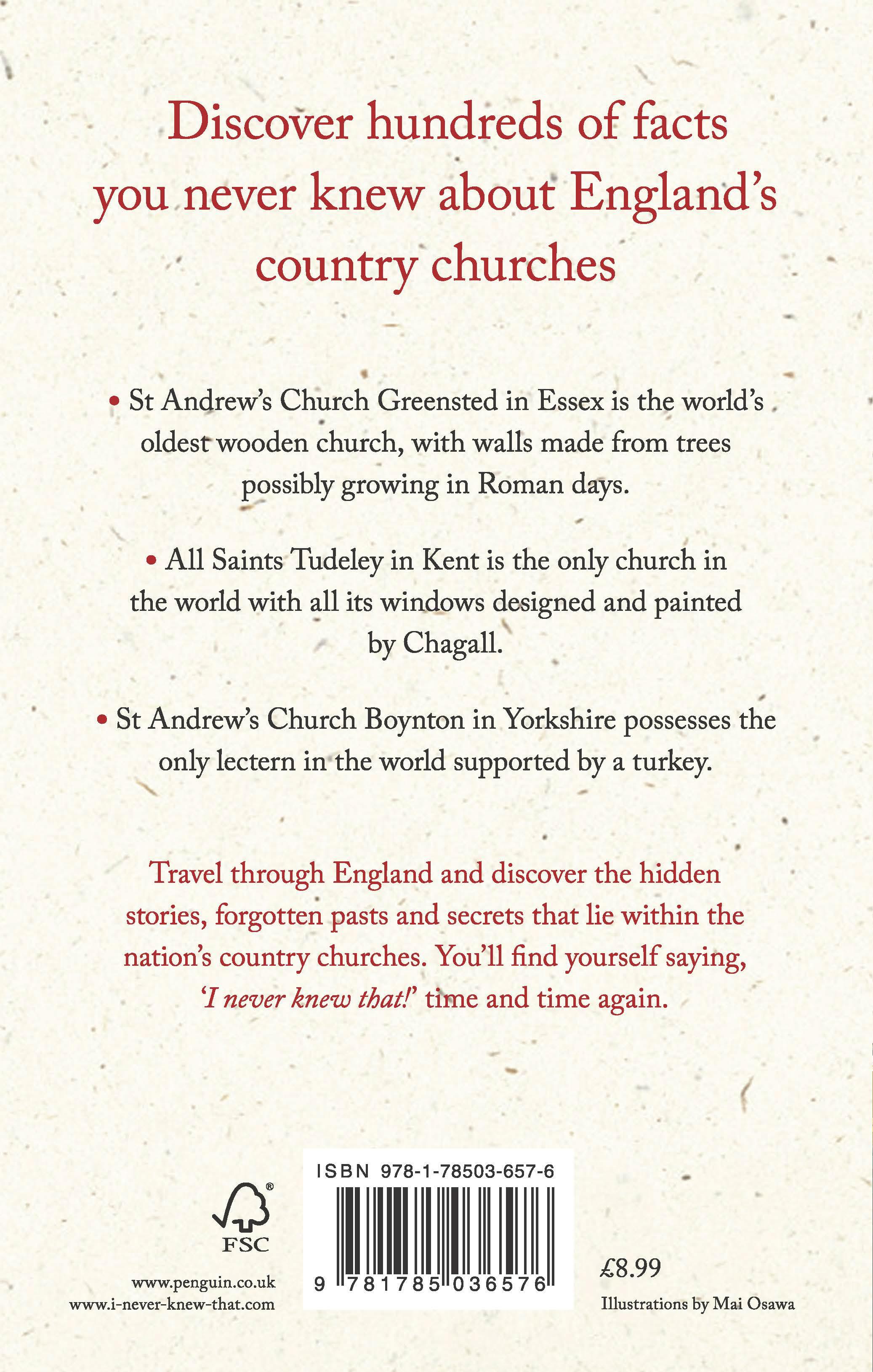 Rückseitencover I Never Knew That About England's Country Churches