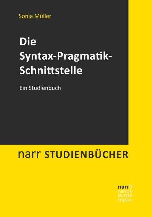 Vorderes Coverbild Die Syntax-Pragmatik-Schnittstelle