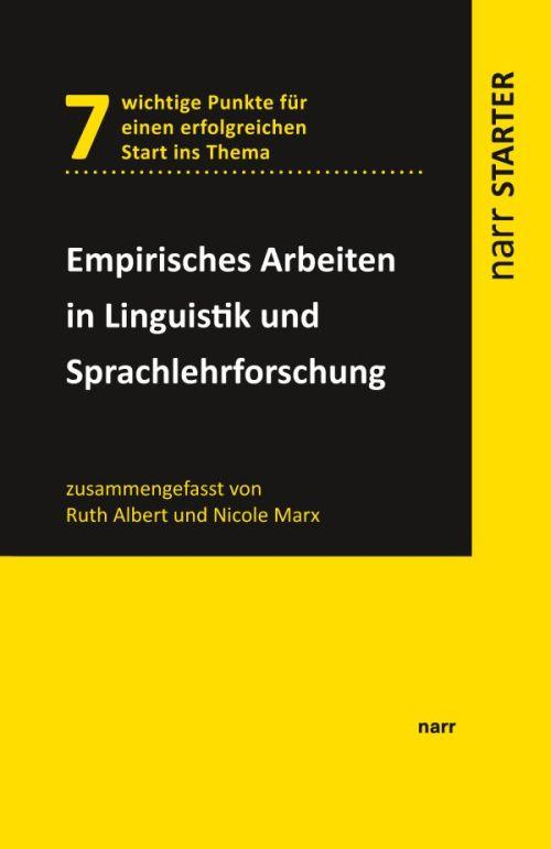 Vorderes Coverbild Empirisches Arbeiten in Linguistik und Sprachlehrforschung
