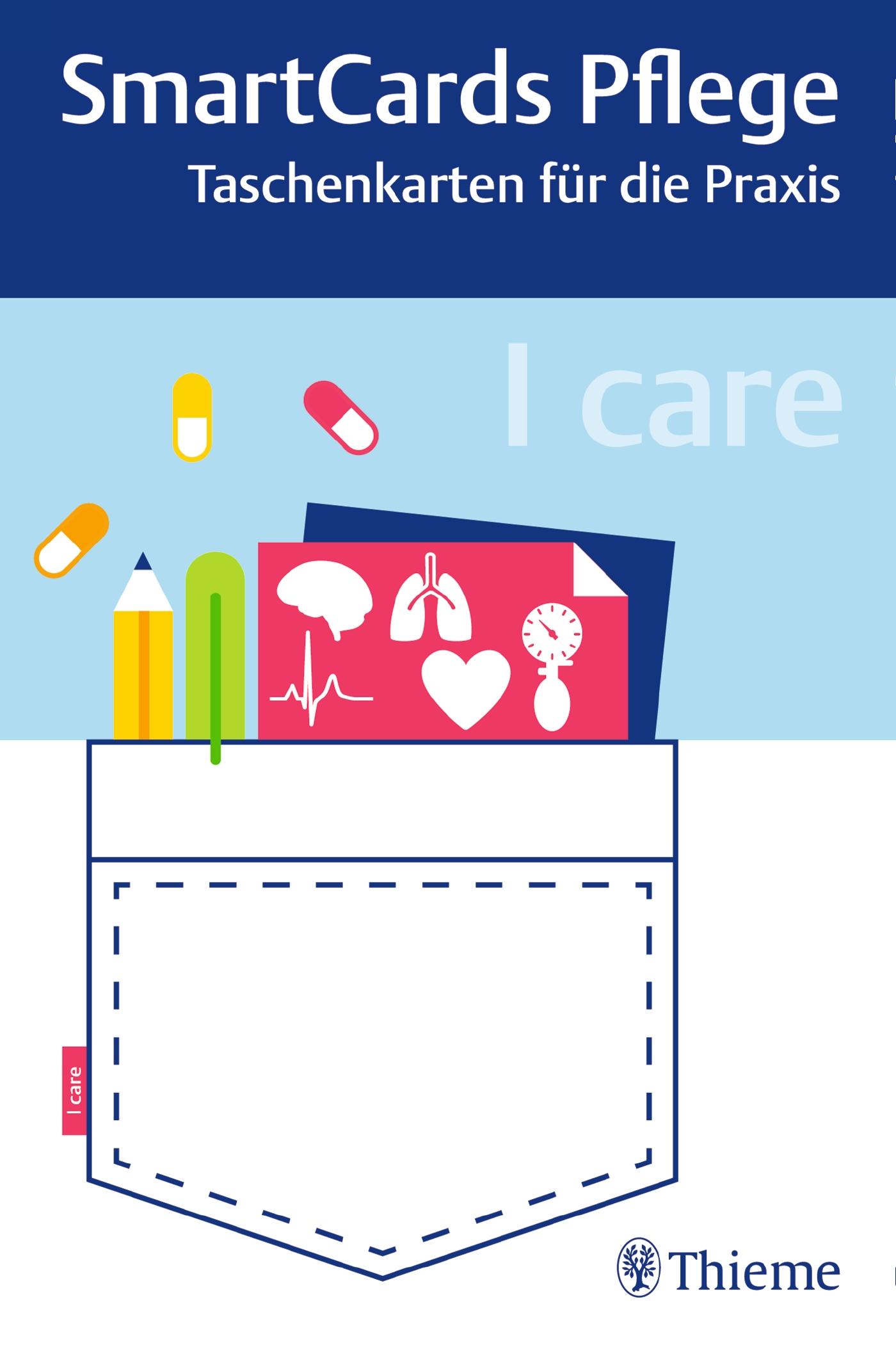 Vorderes Coverbild I care - SmartCards Pflege