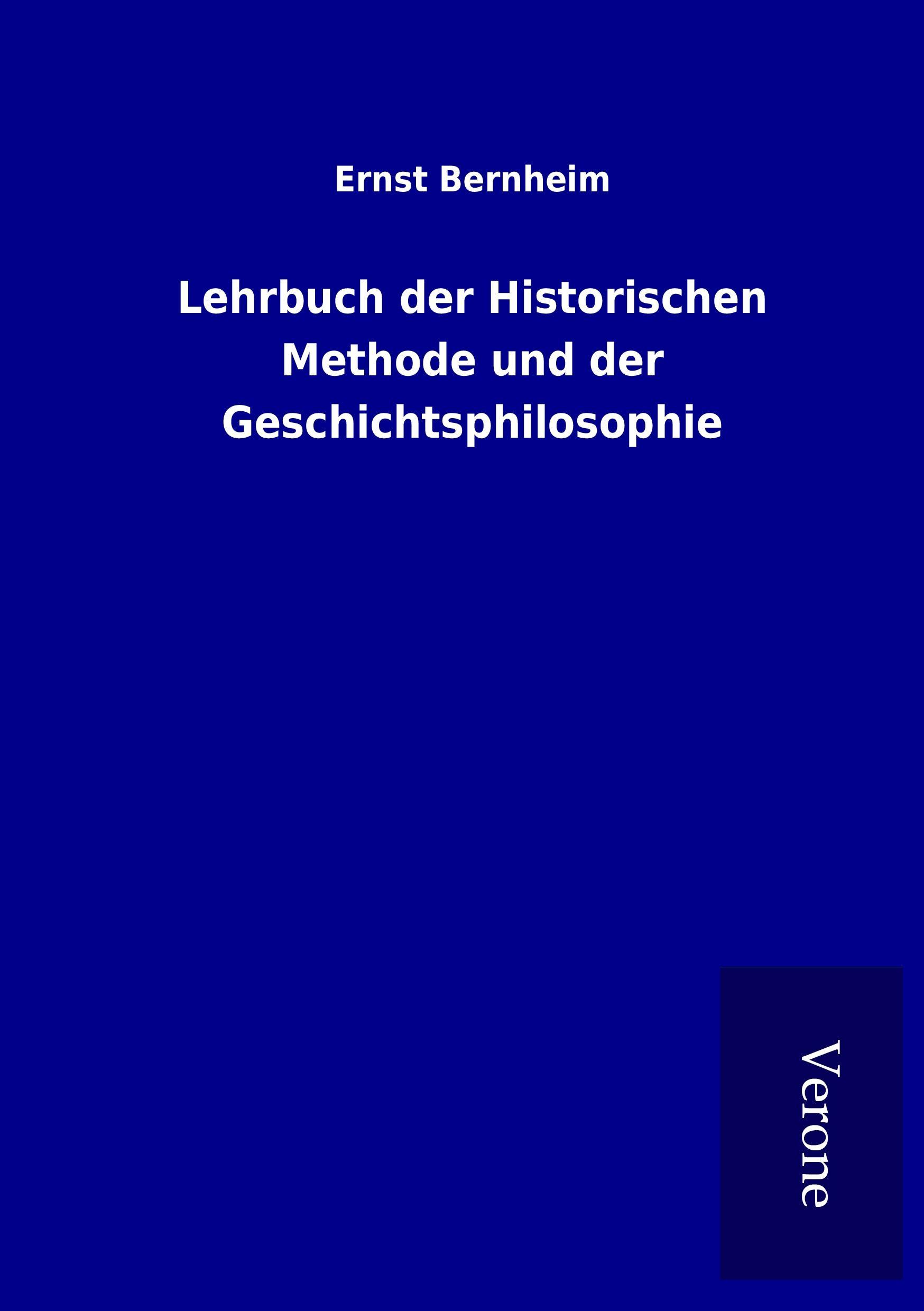 Vorderes Coverbild Lehrbuch der Historischen Methode und der Geschichtsphilosophie