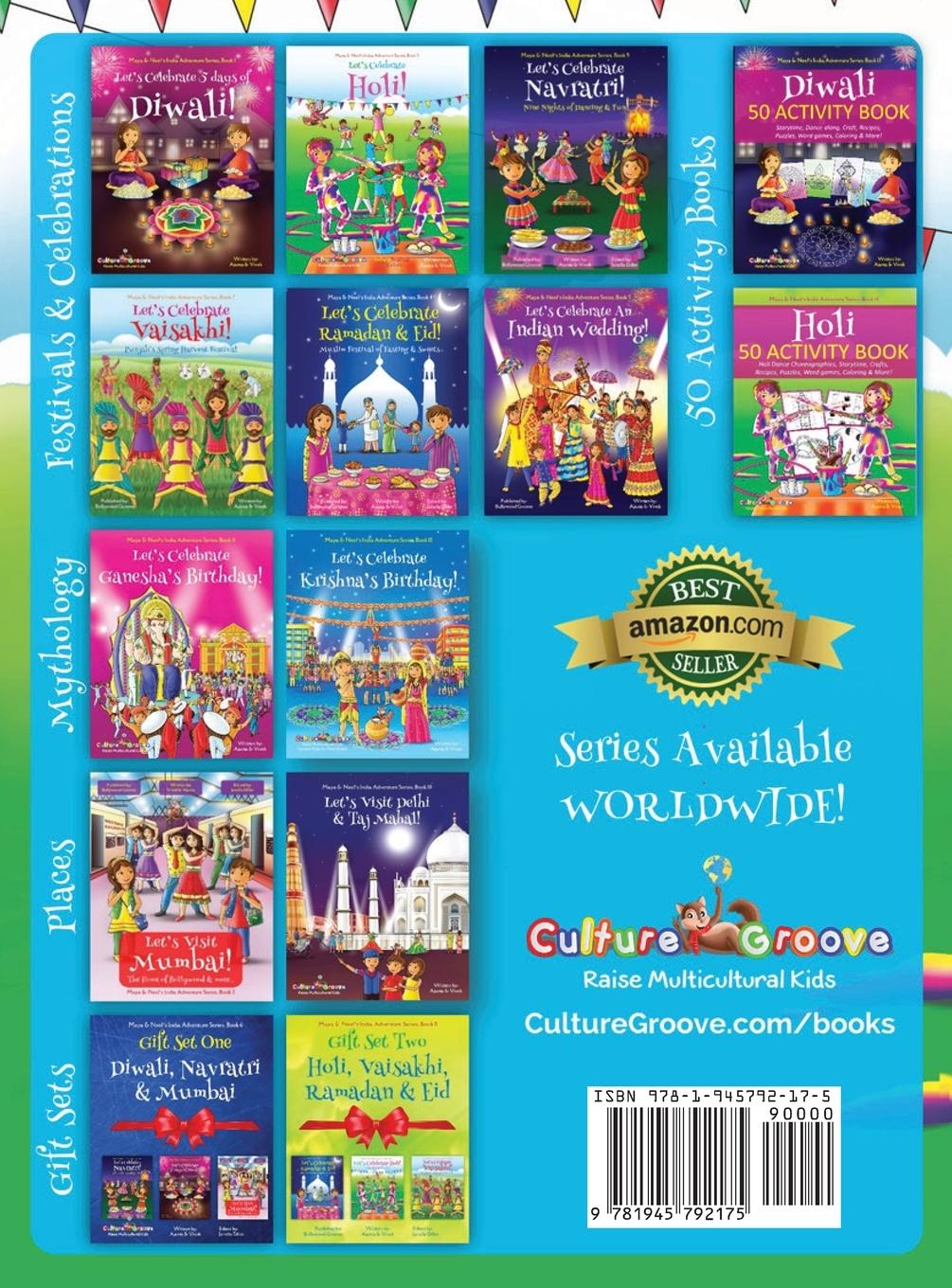 Rückseitencover Let's Celebrate Holi! (Maya & Neel's India Adventure Series, Book 3)