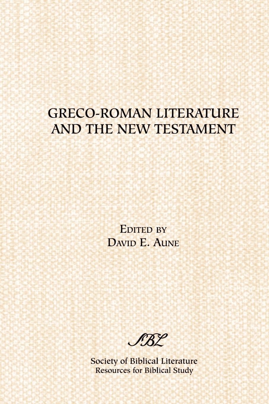 Vorderes Coverbild Greco-Roman Literature and the New Testament