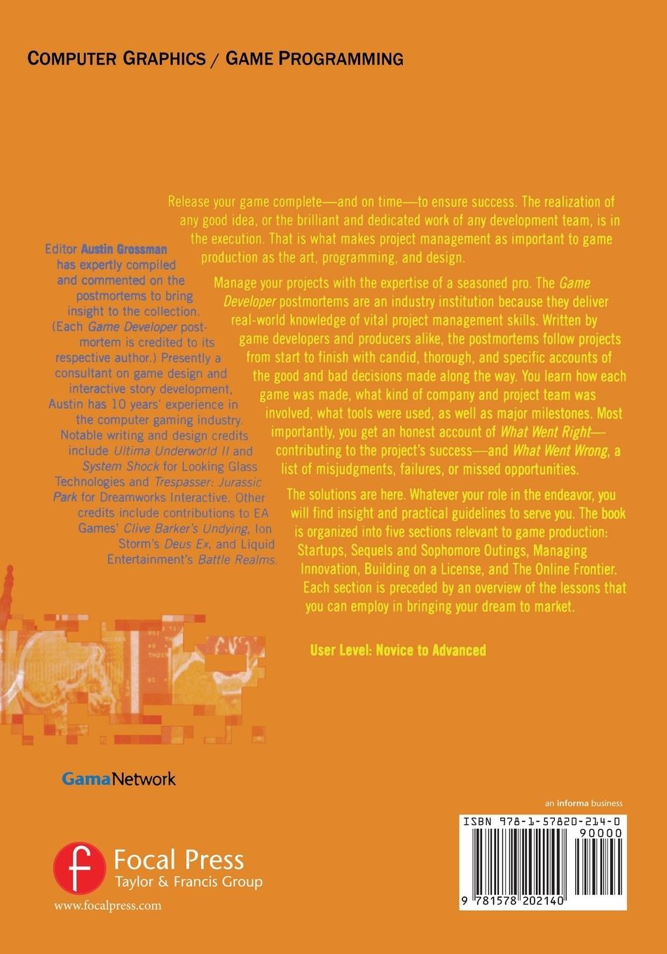 Rückseitencover Postmortems from Game Developer