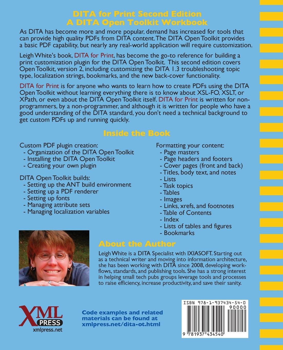 Rückseitencover DITA for Print