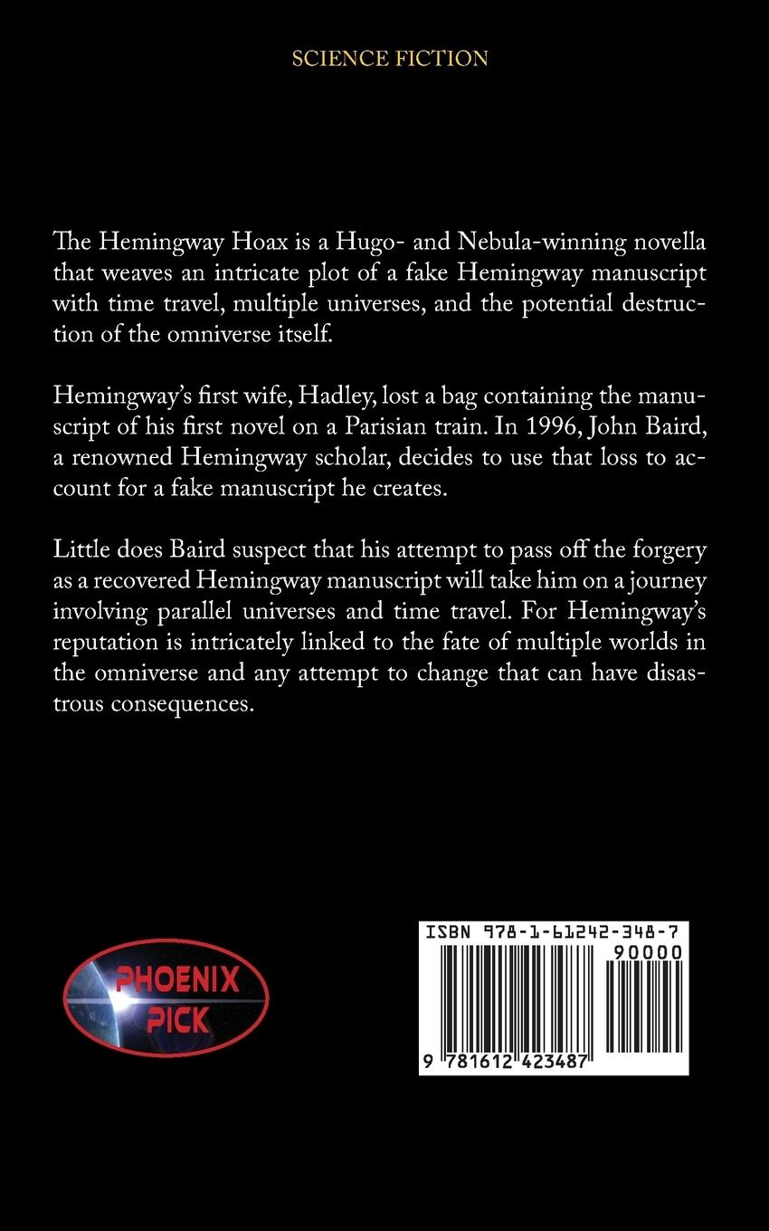 Rückseitencover The Hemingway Hoax-Hugo and Nebula Winning Novella