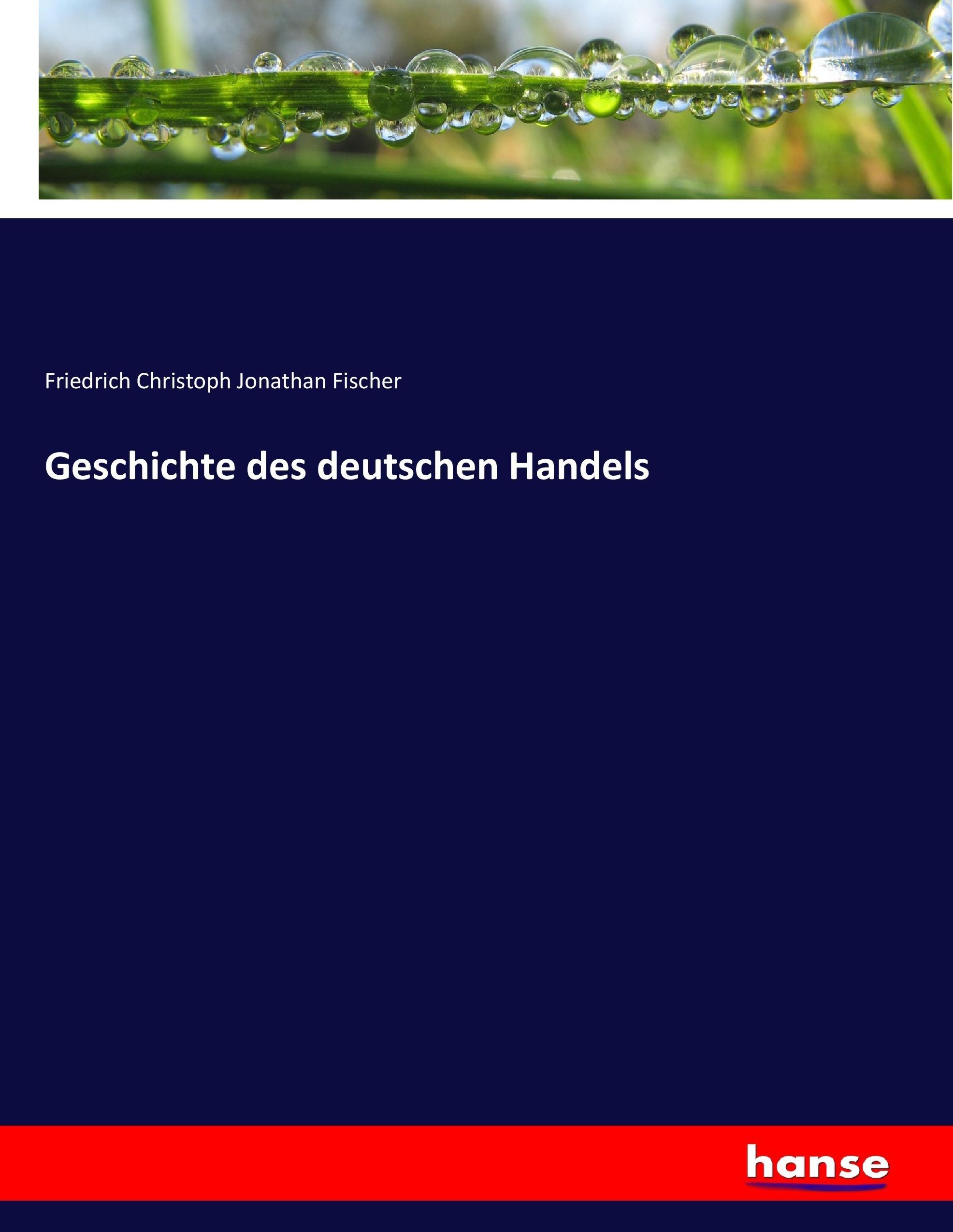 Vorderes Coverbild Geschichte des deutschen Handels