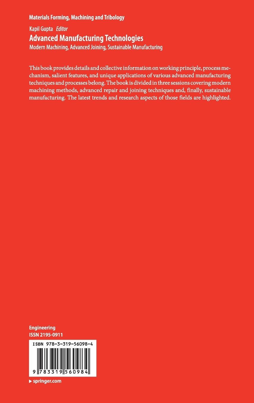 Rückseitencover Advanced Manufacturing Technologies