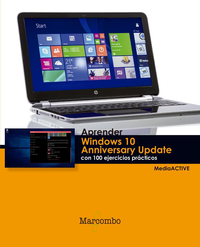 Vorderes Coverbild Aprender Windows 10 Anniversary Update : con 100 ejercicios prácticos