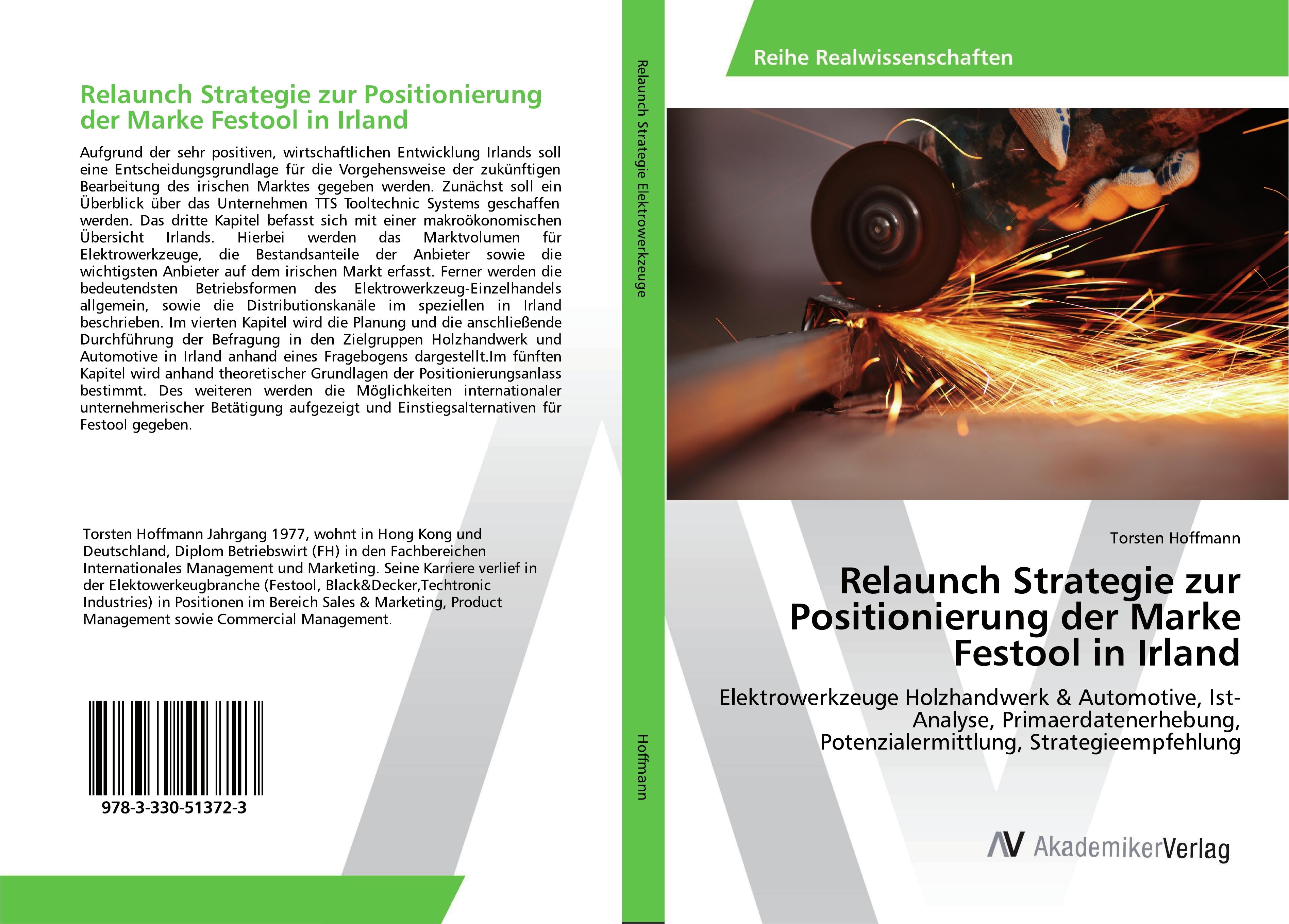 Vorderes Coverbild Relaunch Strategie zur Positionierung der Marke Festool in Irland