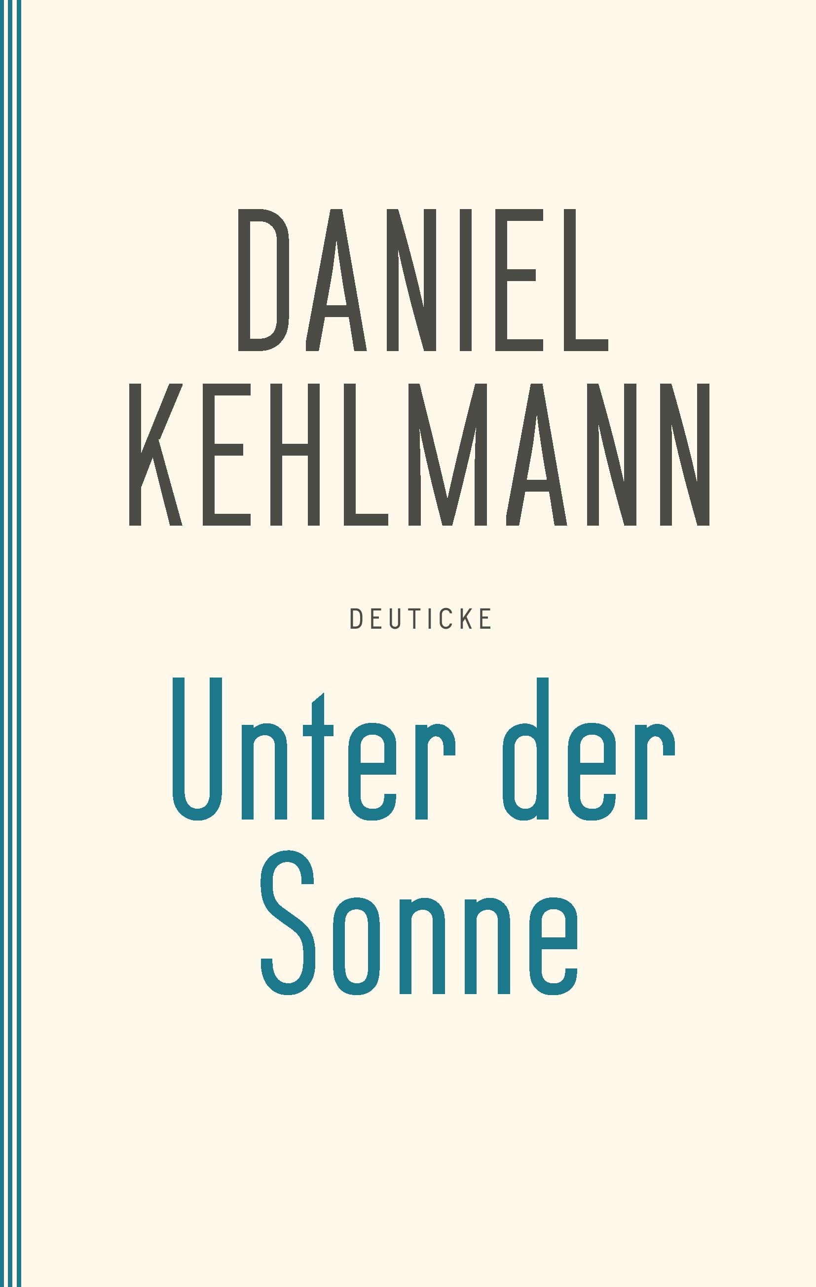 Vorderes Coverbild Unter der Sonne