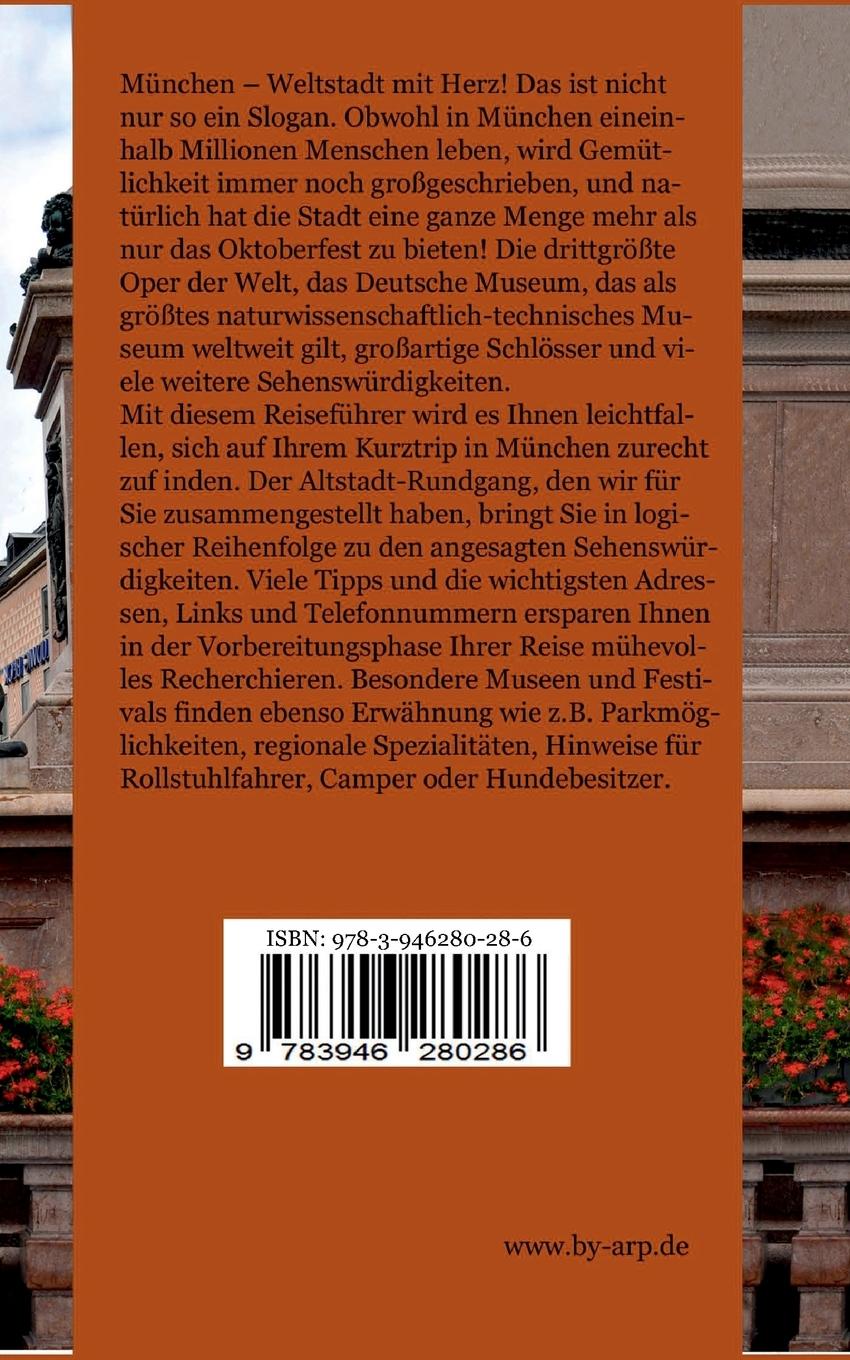 Rückseitencover München - der praktische Reiseführer für Ihren Städtetrip