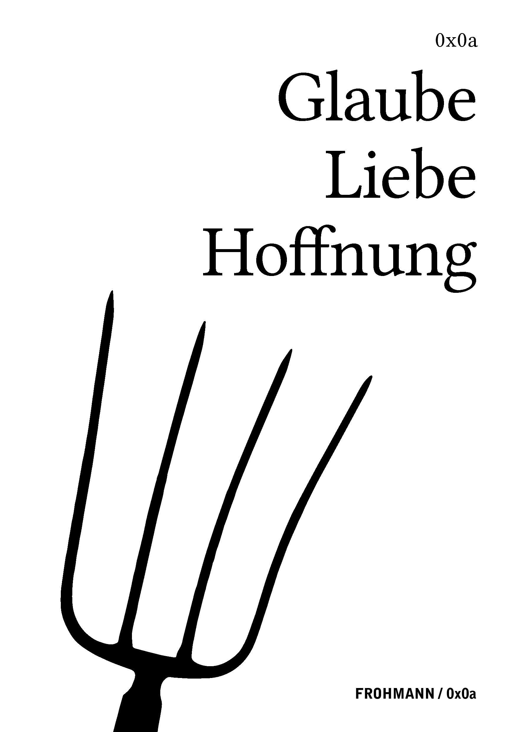 Vorderes Coverbild Glaube Liebe Hoffnung