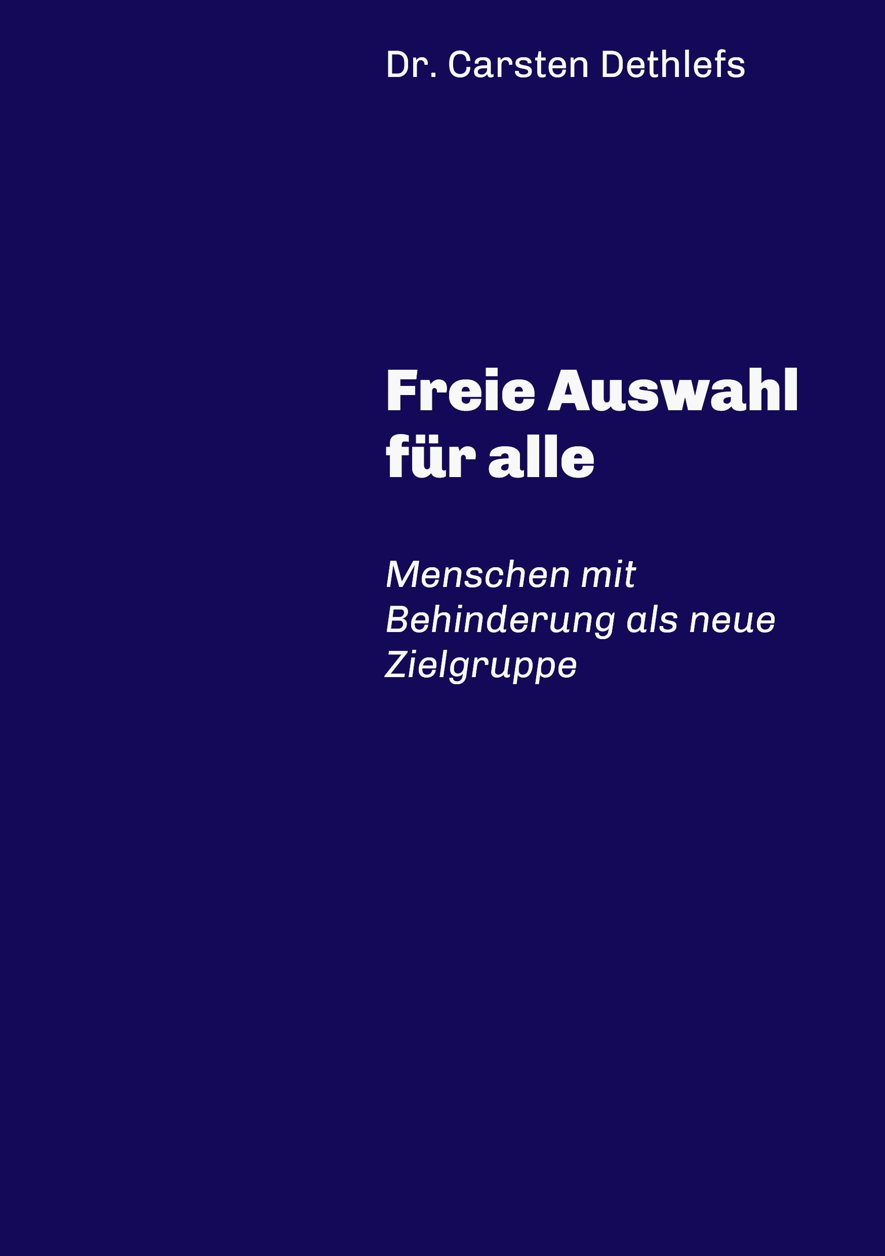 Vorderes Coverbild Freie Auswahl für alle