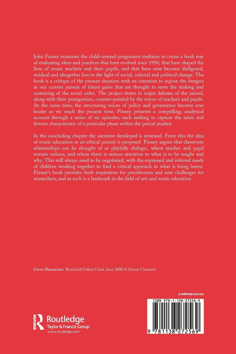 Rückseitencover Music Education in England, 1950-2010