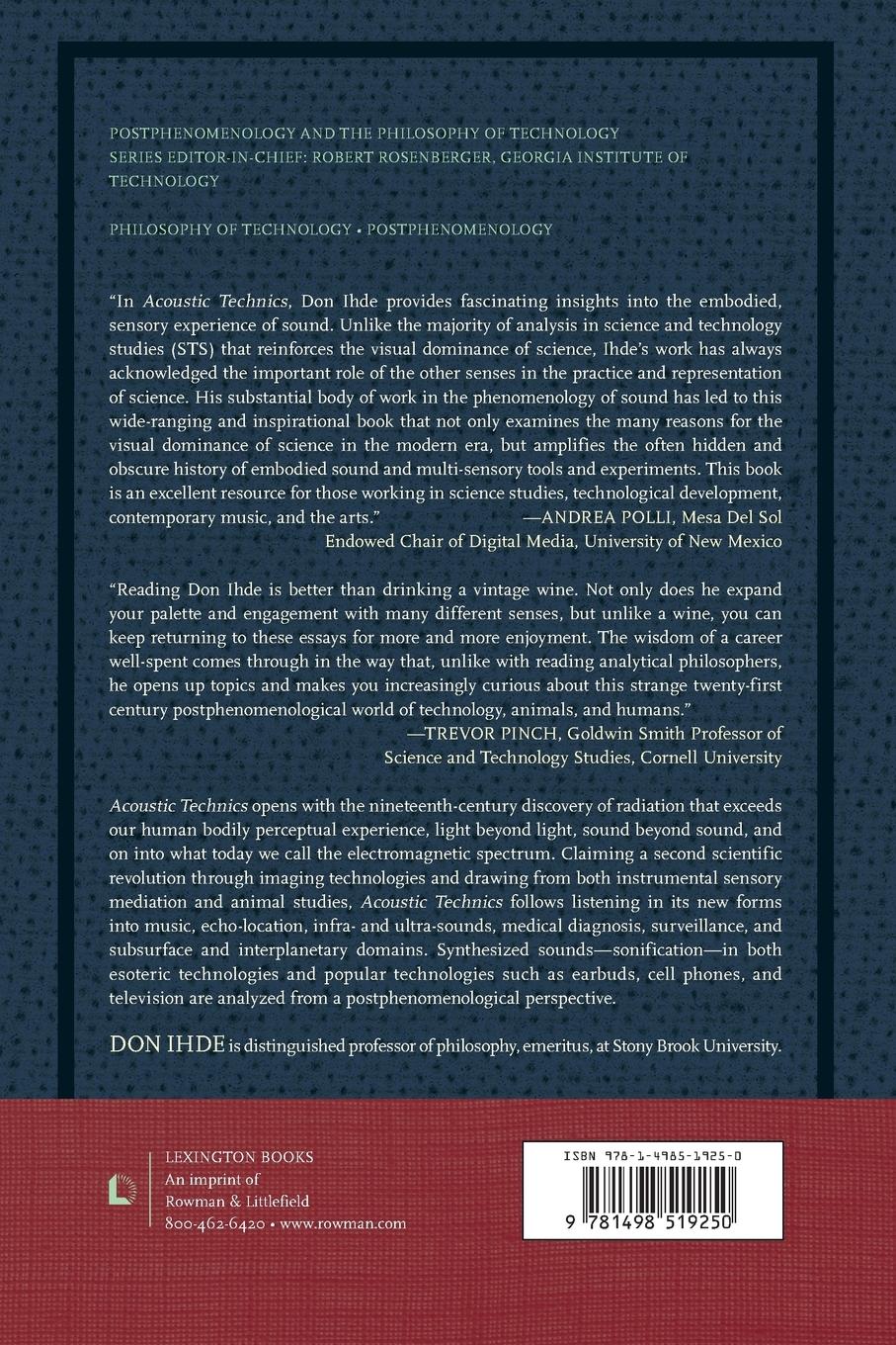 Rückseitencover Acoustic Technics